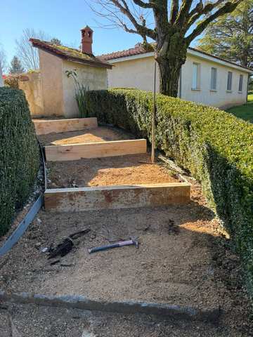 Paliers de jardin en bois — BPA TP