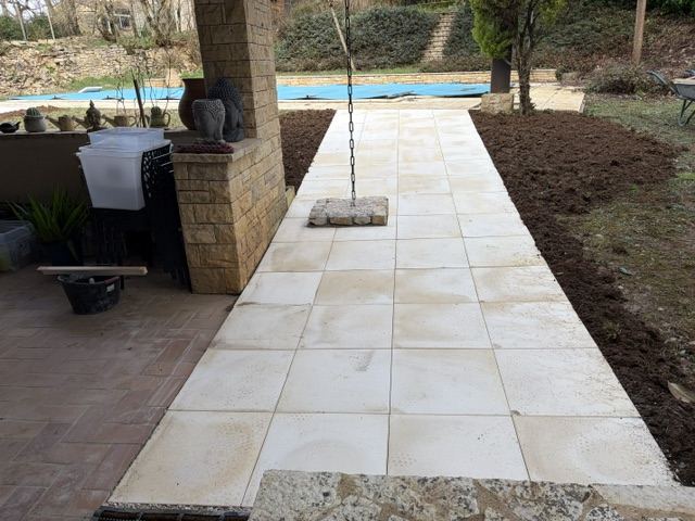 Terrasse en dalles — BPA TP