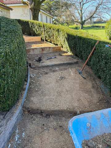 Terrassement de jardin en paliers — BPA TP